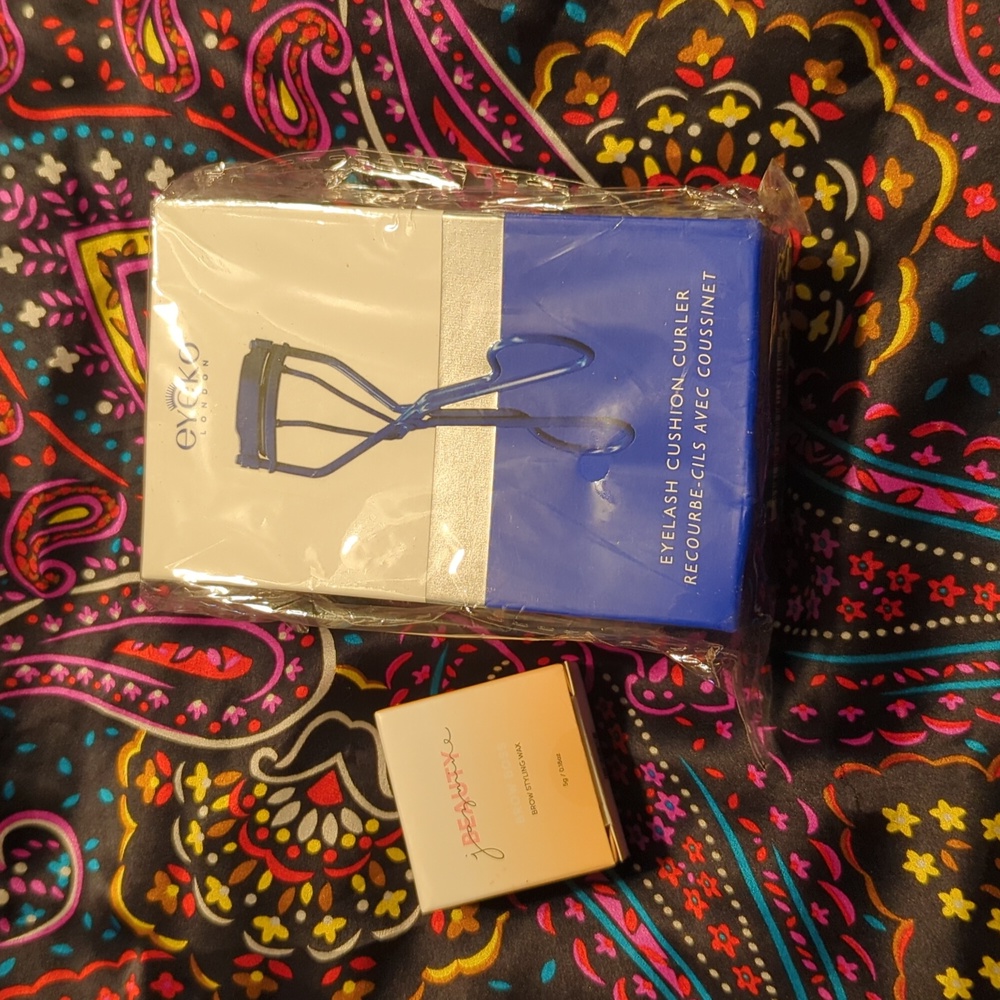 Eyeko Cushion Curler & Jazmine Beauty Brow Boss Syling Wax BROWS & LASHES